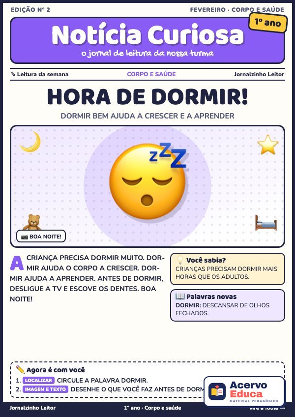 Exemplo de jornalzinho